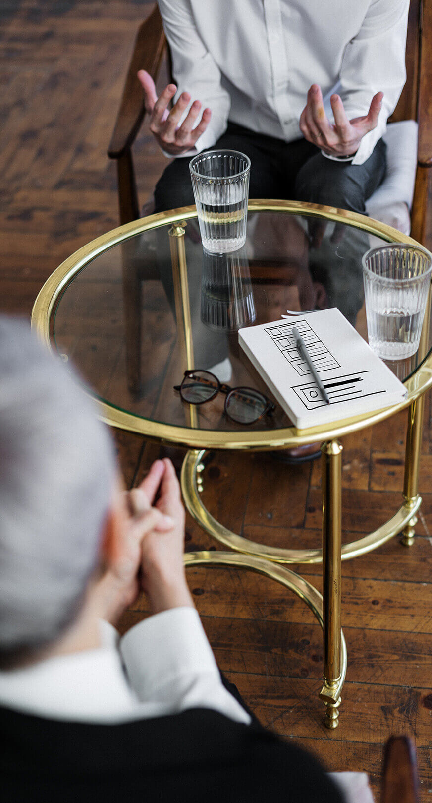 An image of a design conversation.